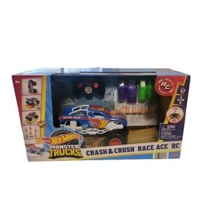Monster Trucks Crash & Crush Race Ace RC - new in damaged box